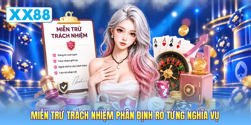 Miễn trừ trách nhiệm phân định rõ từng nghĩa vụ