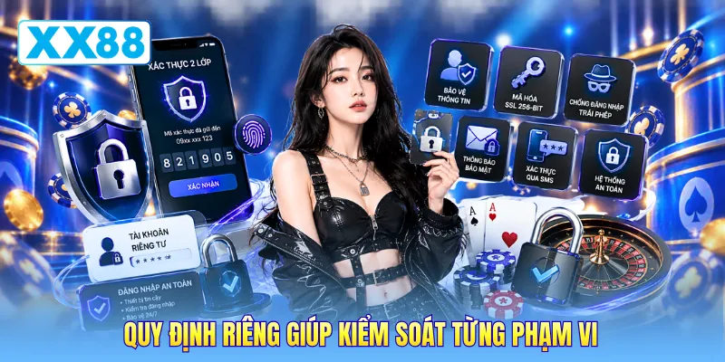 Quy định riêng giúp kiểm soát từng phạm vi Quy định riêng giúp kiểm soát từng phạm vi