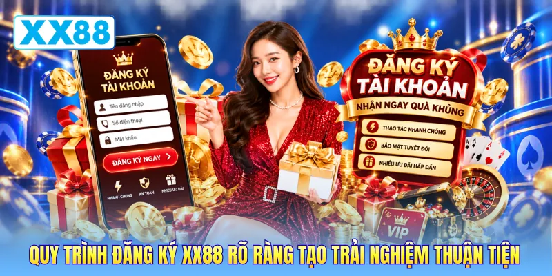 Quy trình đăng ký XX88 rõ ràng tạo trải nghiệm thuận tiện Quy trình đăng ký XX88 rõ ràng tạo trải nghiệm thuận tiện